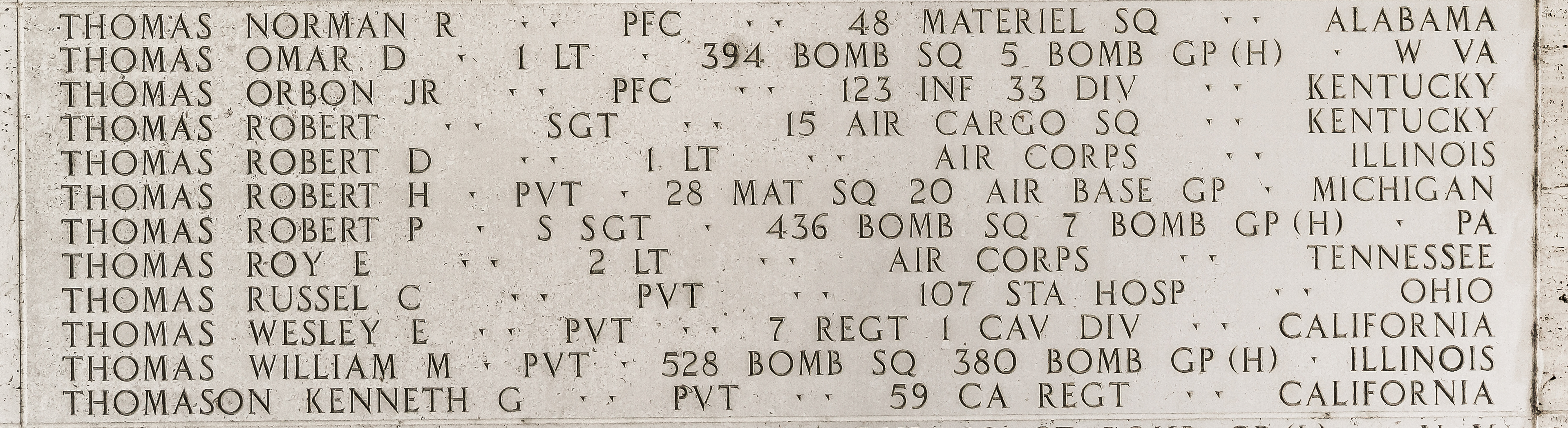 Kenneth G. Thomason, Private